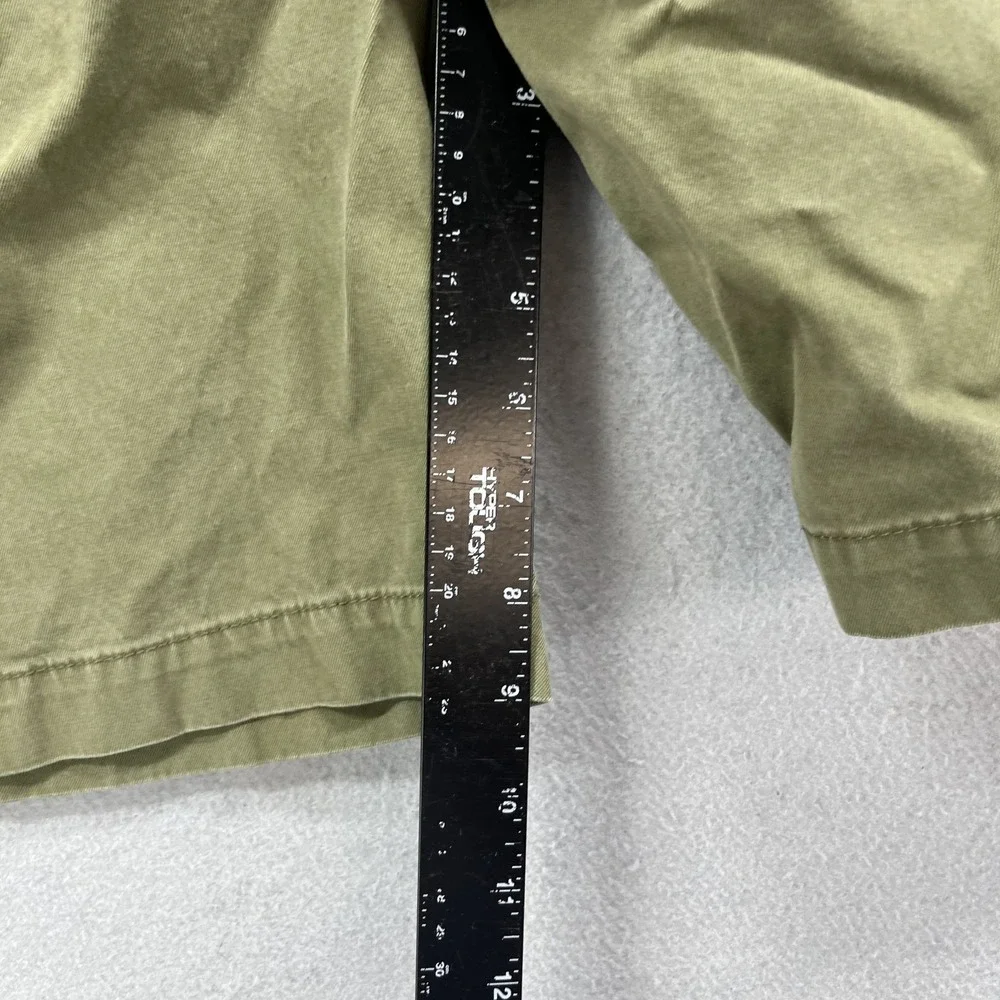 Banana Republic Shorts Mens 33 Green Aiden Chino Cotton Casual Classic Summer